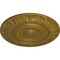 Ekena Millwork Biddix Ceiling Medallion (Fits Canopies up to 7 1/2"), Hand-Painted Gold, 20 7/8"OD x 1 1/4"P CM20BXGLS - alternate 2